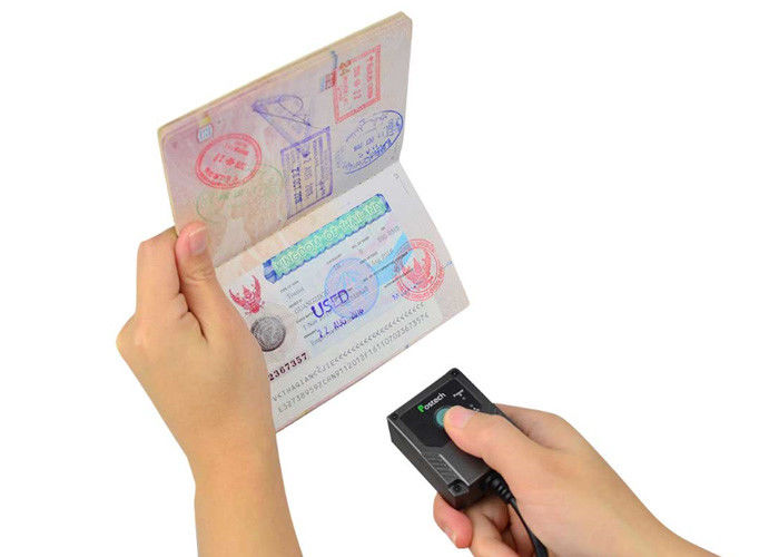 Mini lector del código de barras del pasaporte del tamaño, lector de código del OCR MRZ para la tarjeta Scaning de la identificación